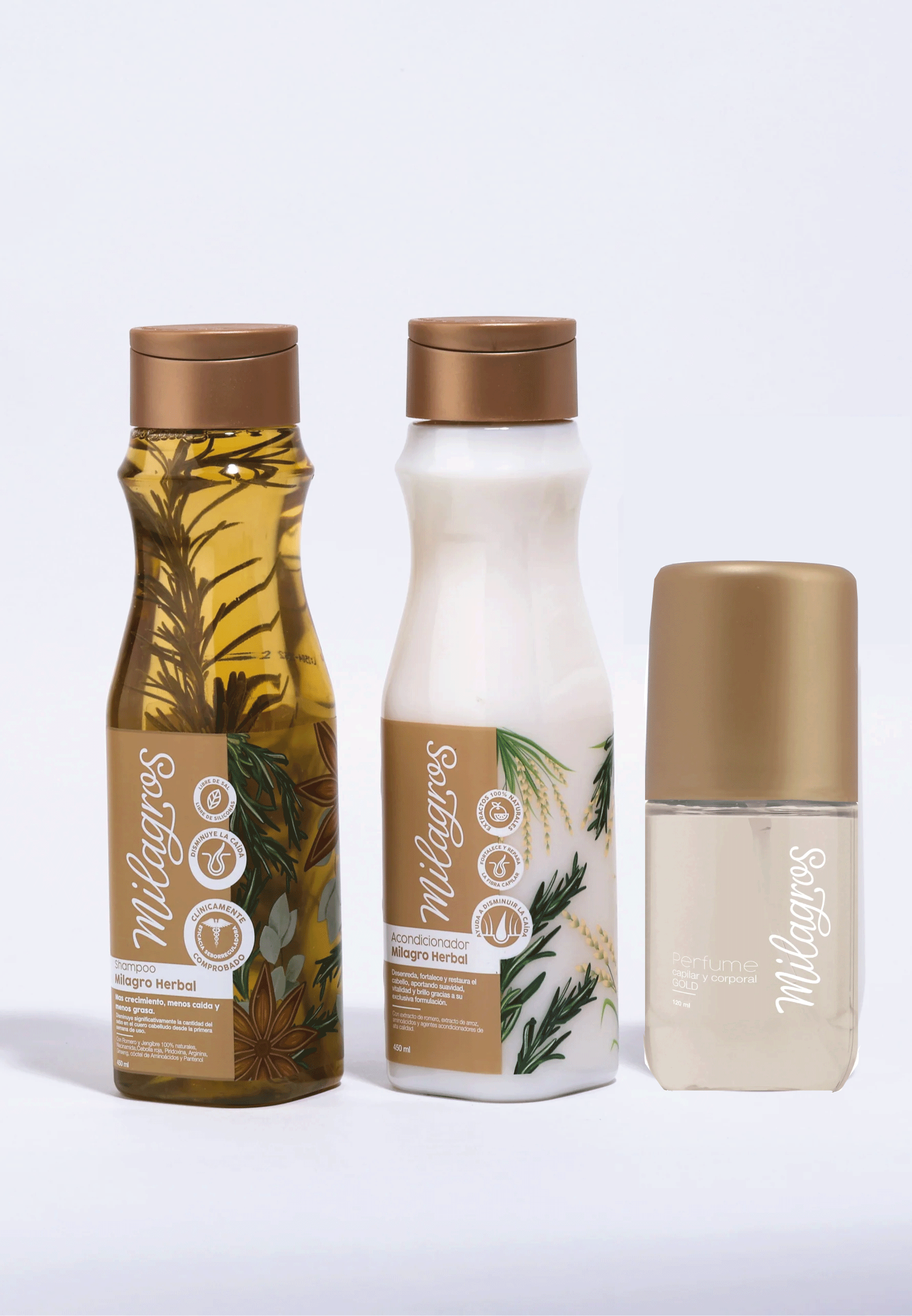 Kit Milagro Herbal + Perfume Capilar